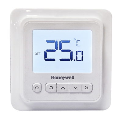 TERMOSTATO. DIG. CONFIG. PARA FAN COIL- HONEYWELL- MODBUS RTU. INCLUYE PLACA MURO