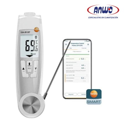 TESTO 104-IR- TERMOMETRO INFRARROJO Y PUNZON CON CONEXIÓN APP TESTO SMART