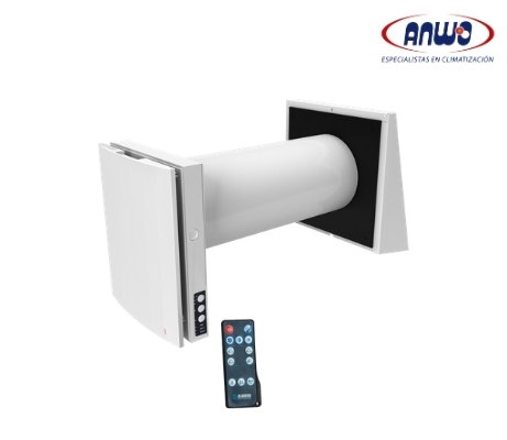 RECUPERADOR DE CALOR DE MURO VENTO-EXPERT-A100-1-S10-W-V.2 ALTA EFICIENCIA WIFI