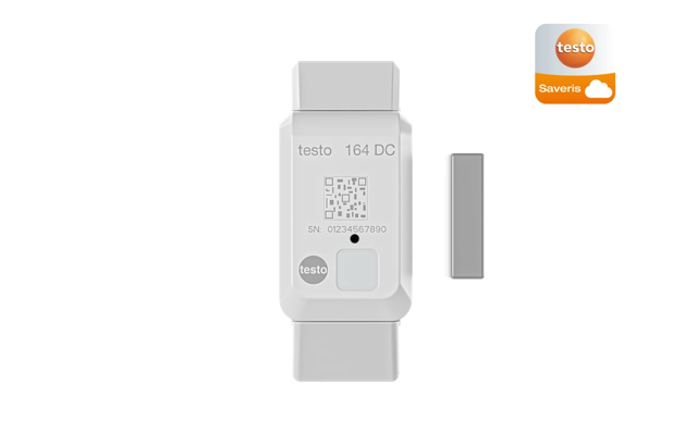 MINI REGISTRADOR DE DATOS ONLINE CON SENSOR PUERTA (ABIERTA CERRADA) - TESTO 164 DC