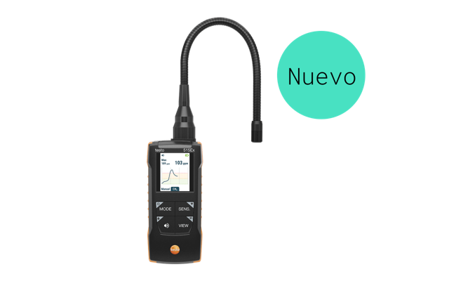 DETECTOR DE FUGAS DE REFRIGERANTE Y COMBUSTIBLE ATEX TESTO 515 EX