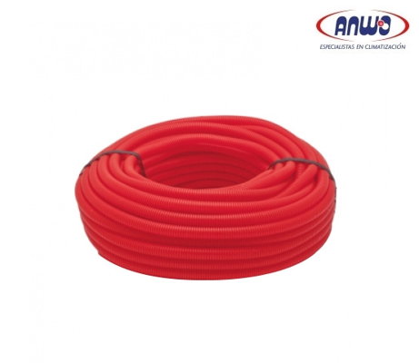 TUBO CORRUGADO ROJO PEX 32 25 MT